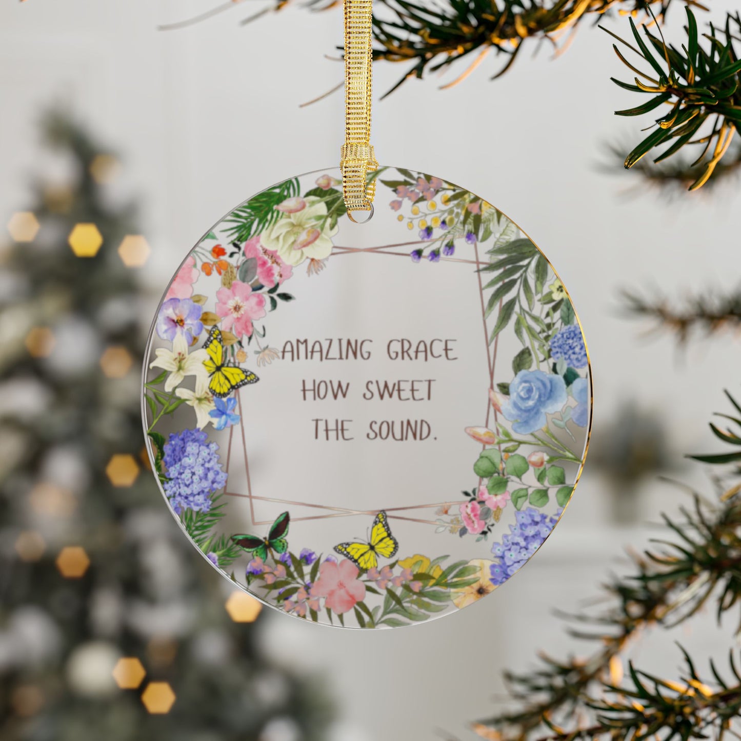 Amazing Grace - Acrylic Ornament