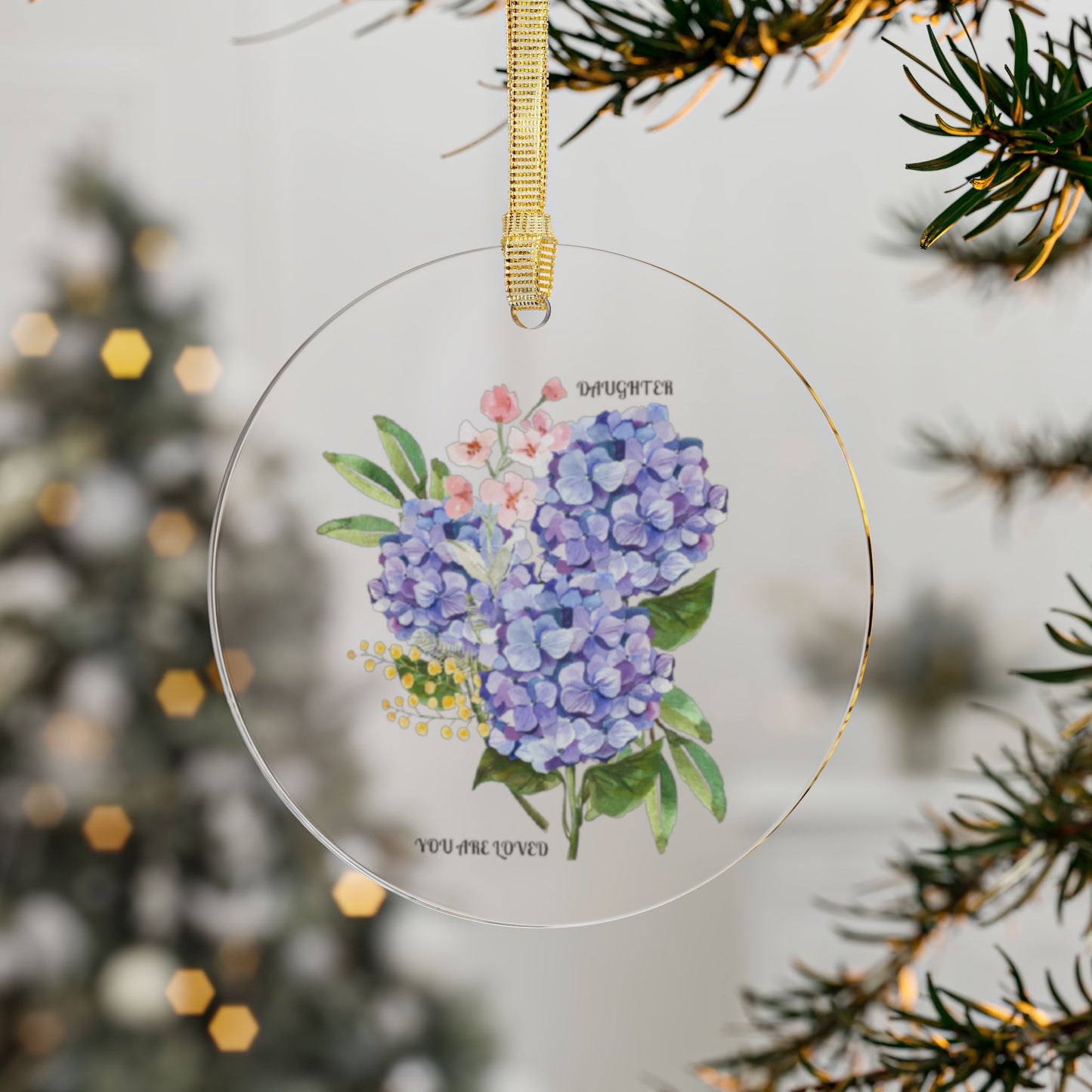 Daughter Love- Acrylic Ornament