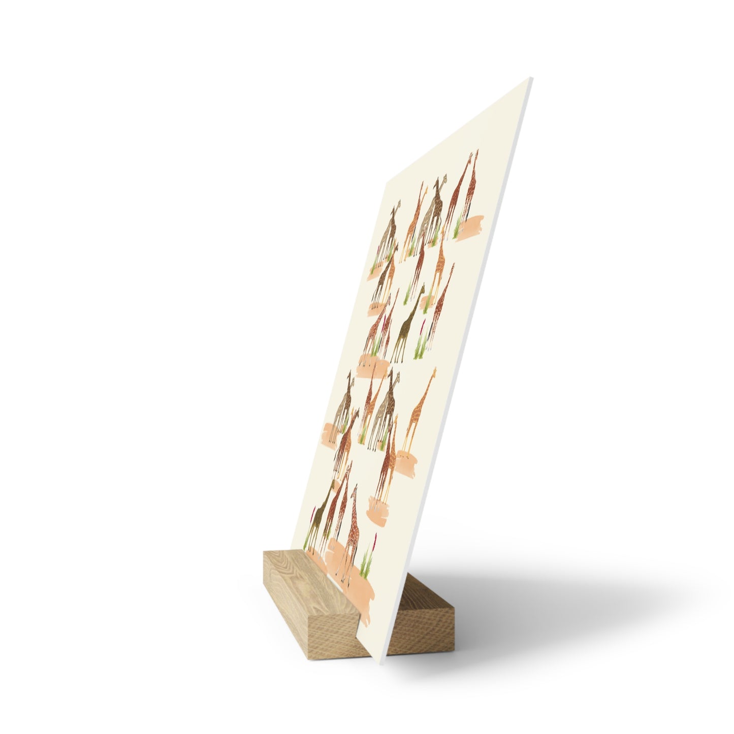 Giraffe Safari - Gallery Board with Stand