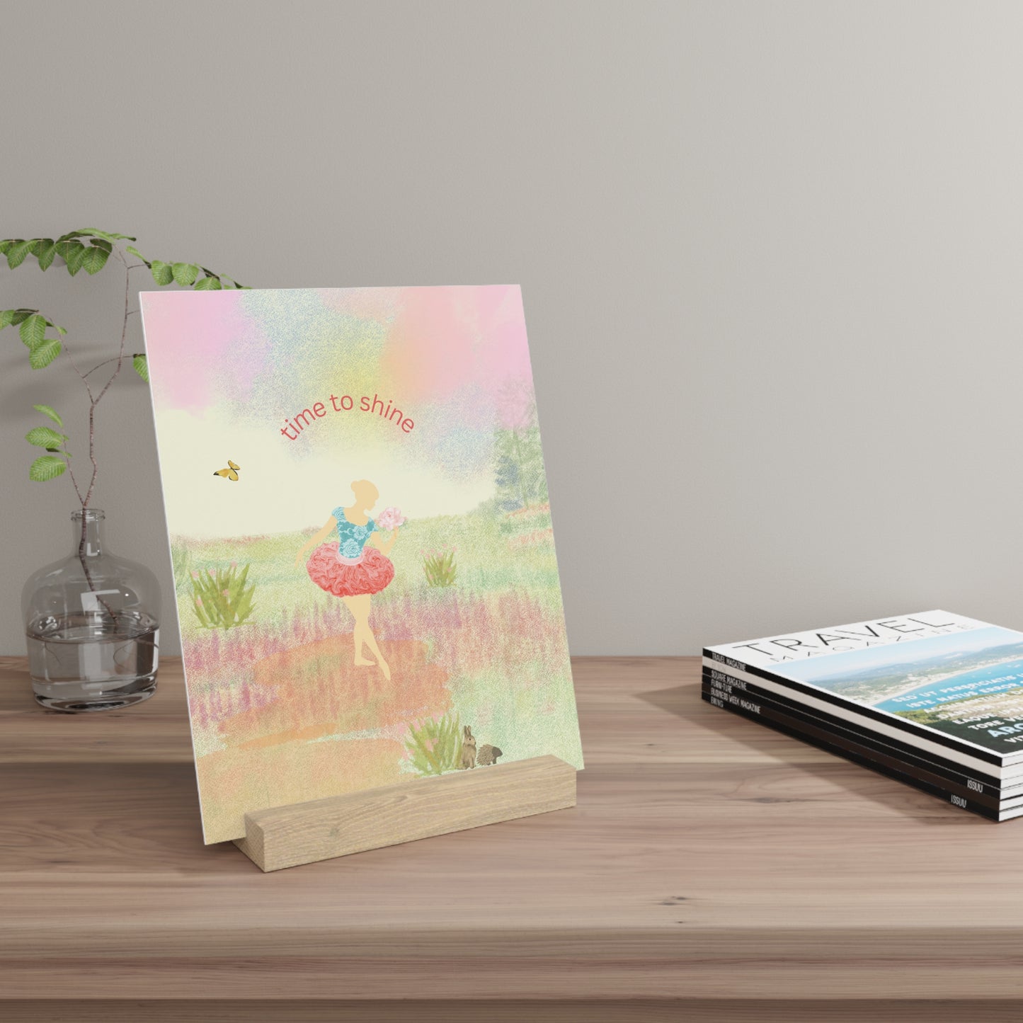 Ballerina Art - Gallery Board with Stand