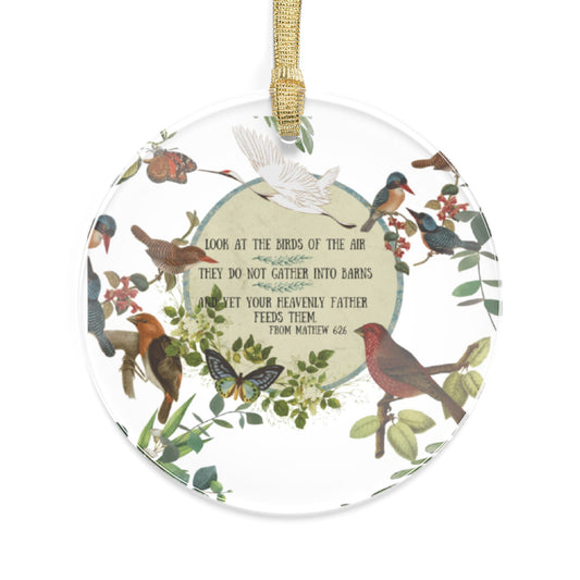 Matthew 6: 26 Birds of the Air - Acrylic Ornament