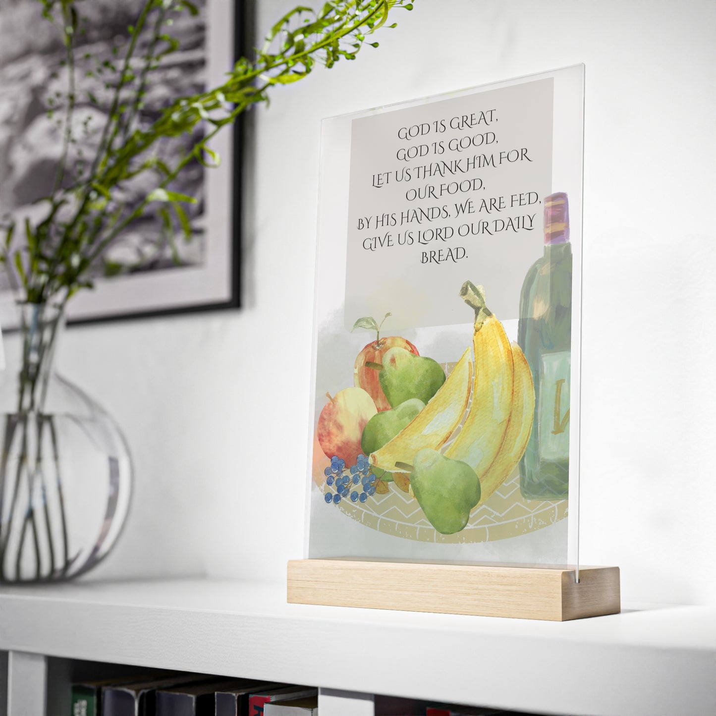 Prayers and Fruit - Kitchen or Dining Art