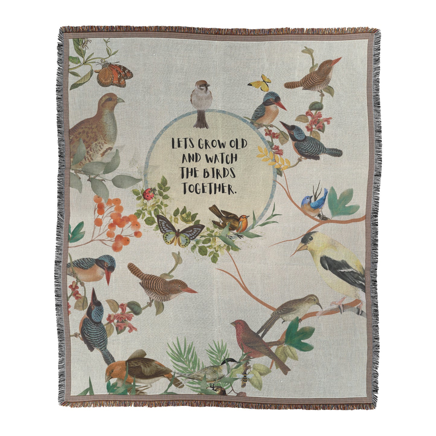 Bird Watching Woven