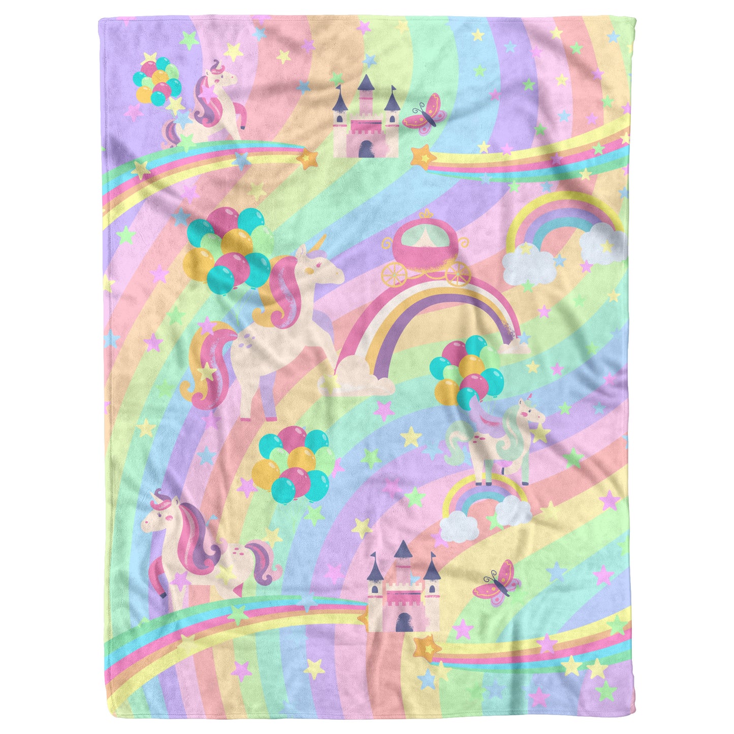 Rainbows and Unicorns Swirl - Small