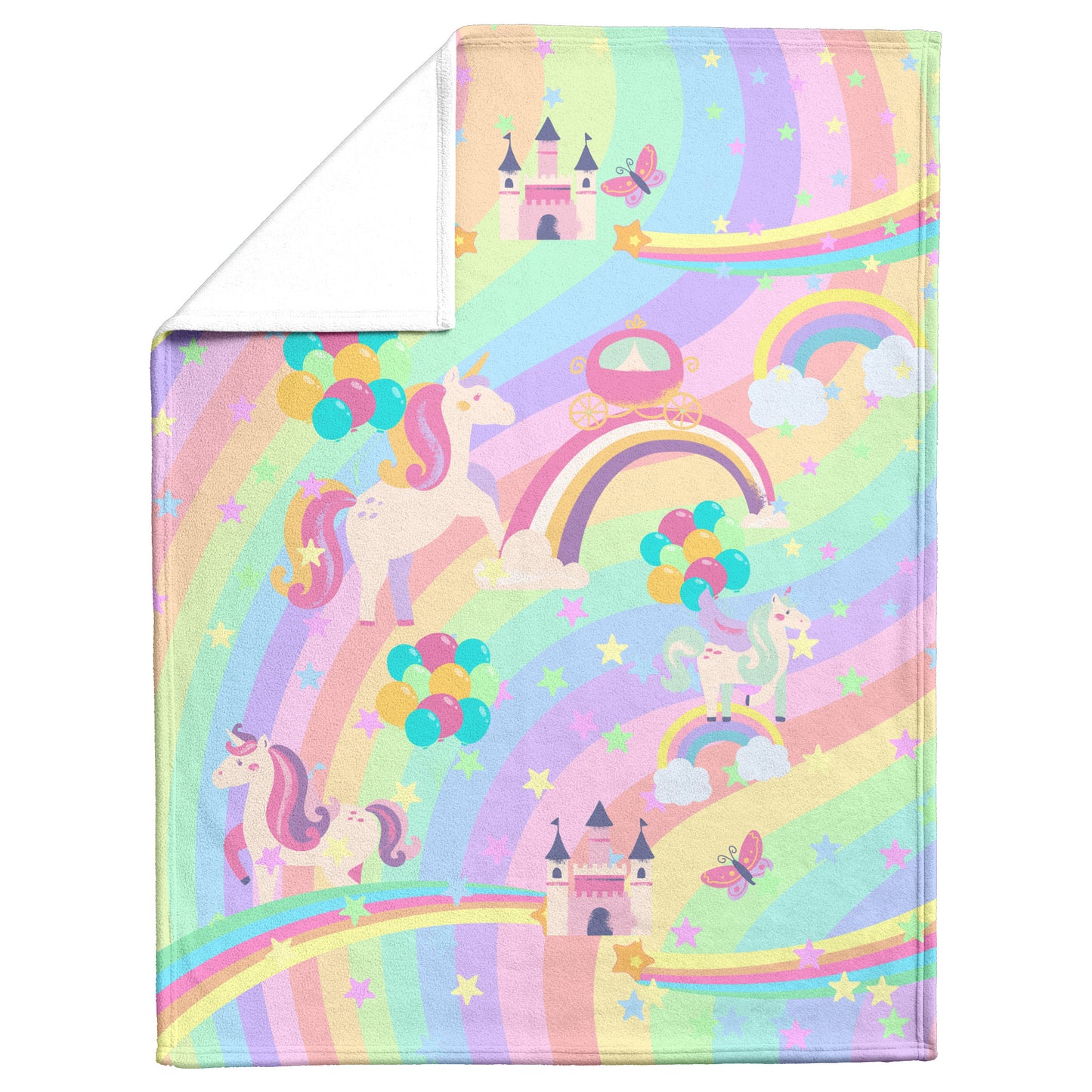 Rainbows and Unicorns Swirl - Small